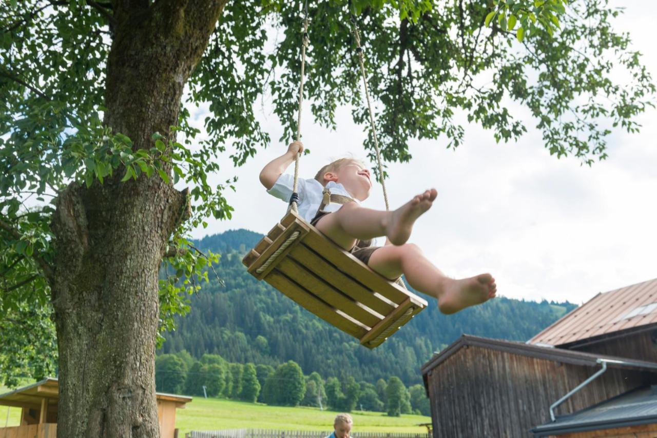 Hartlhof Urlaub Am Baby- Und Kinderbauernhof Villa Niederau Eksteriør billede